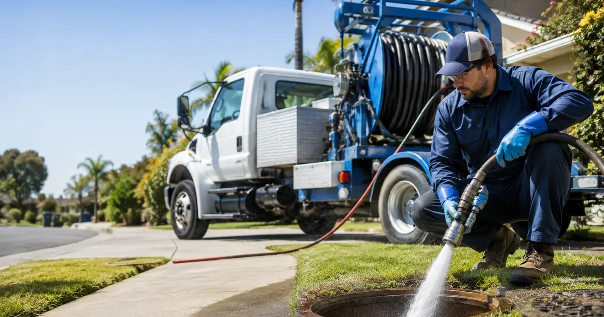 Hydro jet sewer cleaning Five Points