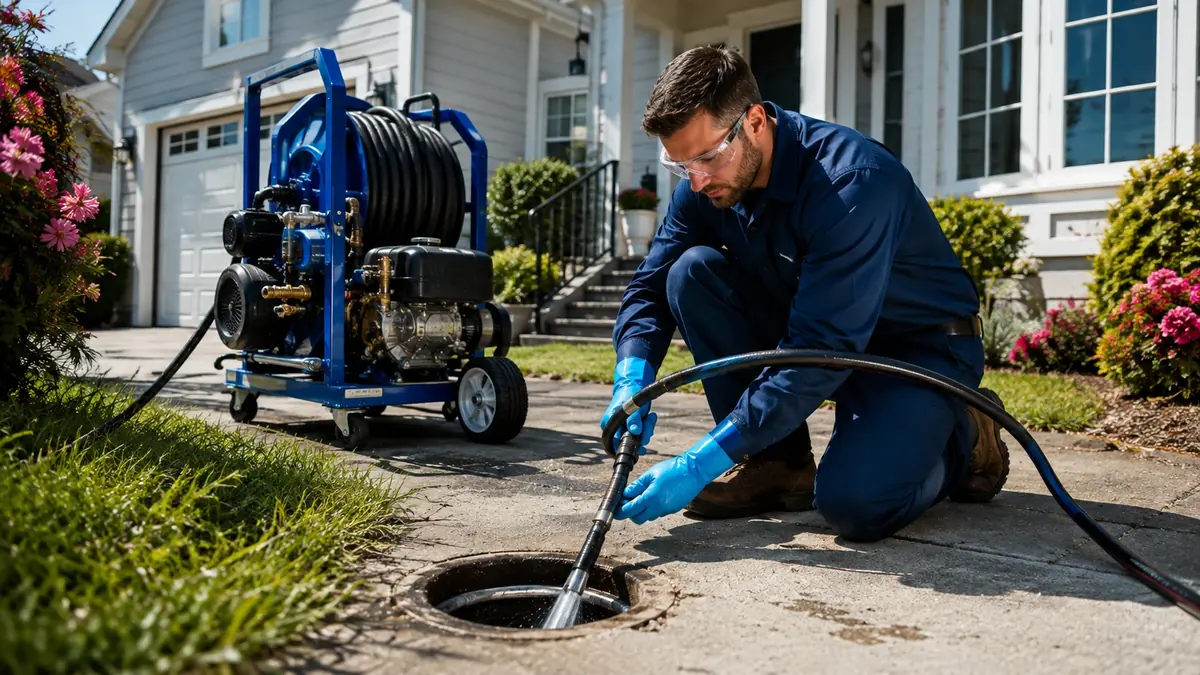 Residential Hydro Jet Drain Cleaning in Five Points